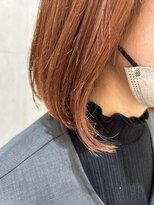 リーナ ビューティガーデン(LiNA BeautyGarden)&nbsp;ブリーチなしダブルカラー　オレンジカラー