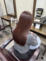 ファム(Fann.)&nbsp;髪質改善 トリートメント 艶髪 ストレート 神戸三宮元町 前髪