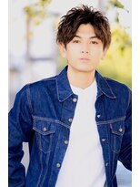 ヘアセットサロンシャルメ 梅田店(Hair Make Salon CHARMER)&nbsp;メンズヘアセット　前髪上げパーマ風ヘアセット