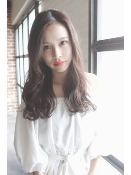 チョビー 銀座(chobii) 道村/デジタルパーマ/ブランジュ/ダブルバング/ナチュラル/暗髪