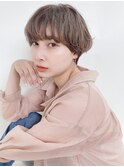 大人可愛いシフォンマッシュショート