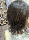 外ハネスタイル