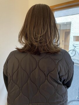 ニア 清澄白河(nir) 〈清澄白河 半個室〉レイヤーボブ/赤味ゼロ！カーキベージュ