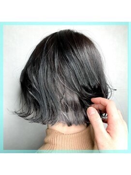 ワット 原宿店(W) 【W-ワット-原宿店 】大人気インナーカラー☆グレー×グレー