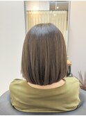艶ボブ オリーブアッシュ