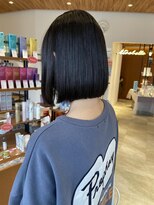 サラビューティーサイト 志免店(SARA Beauty Sight) 10代20代自然な丸みの髪質改善切りっぱなしボブ☆山之内