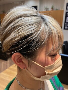 フレンズ 山鼻店(friend's) 白髪隠し逆インナー