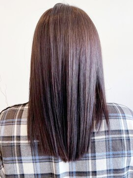 レポヘアー(Repos hair) 20代30代大人可愛いグラデーションカラーショコラブラウン立体感