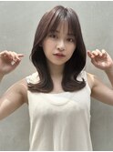 艶髪ベージュブラウンくびれヘア【肥田亜沙美】