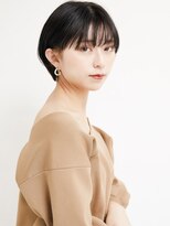 オンク 新宿(onk)&nbsp;黒髪/グレーベージュ/レイヤーロング/前髪パーマ[新宿駅]