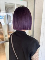 メロウマン(mellowman) パープルカラー20代30代40代ハイライトブリーチダブルカラー立川