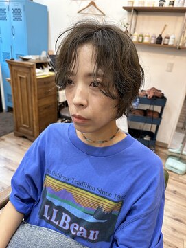 カルム(calmost) くせ毛風 パーマ ショート 20代 30代 40代