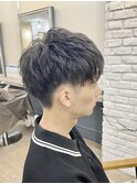 王道メンズパーマ