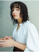 前髪パーマ/ブリーチ/グレーベージュ/髪質改善/TOKIO/20代/30代
