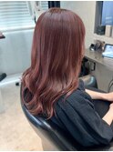 ミディアムピングブラウン_デザインカラー20代30代40代50代