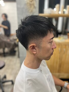 メンズカット バイ ソイクフ(メンズカット by SOY-KUFU) MEN’S HARE ベリーショートダークアッシュ