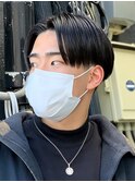 トランクスヘアセンターパートニュアンスパーマ韓国カルマパーマ