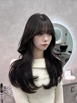 ジーニー 千葉(GENiE)&nbsp;韓国レイヤーカット/くびれ巻き/ダークグレー【佐藤詩門】