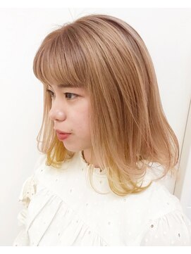 シェリ ヘアデザイン(CHERIE hair design) blond yellow◎