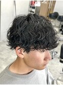 波巻きスパイラルパーマ波巻きパーマメンズパーマ新潟万代