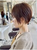 【50代・60代奈良】まとまり艶ショートボブ/髪質改善/しらさん