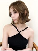 表参道ボブショートボブレイヤーボブグレージュハイライト白髪