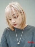 【GEEKS渋谷】初ブリーチ/抜け感/イメチェン/レイヤー/ホワイト