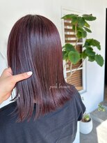 フラット 千葉(Flat.)&nbsp;ぷつっとボブ×ピンクブラウン