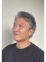 メンズウィル バイ スヴェンソン 湘南藤沢スタジオ(MEN'S WILL by SVENSON)&nbsp;アップバンクセミマット風パーマ