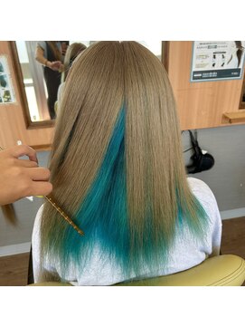 美容室ポケット ブリーチカラー