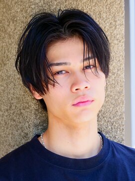 エルマーク 高槻(L-MARK) センターパート/波巻きパーマ/スパイラルパーマ/men's