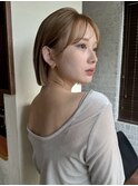 イメチェン美髪小顔似合わせカットサイドバング外ハネボブカット