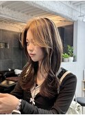 【アンブレラカラー×レイヤーロング】透明感たっぷりロングヘア