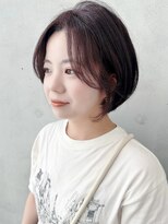 セイドット リー(Say. Ree)&nbsp;say.ショートボブひし形ショートローズブラウン暗めカラー