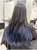 【ALIVE 夕貴】ブルーラベンダーグラデーションカラー
