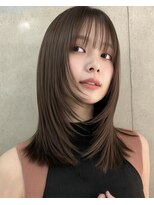 hum 立川【ハム】髪質改善・酸性ストレート・縮毛矯正 ココアベージュ/オリーブグレー/小顔/黒髪[立川/髪質改善]