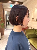 ビュートリアム265(BEAUTRIUM 265) ★ミニボブ/バーガンディ/ラベンダー/前髪あり小顔ボブ/銀座20代
