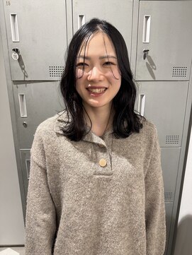 ロロネー 天満(Lolonois) 【Lolonois天満】暗くても透明感！髪質改善くびれヘア（釣本竜哉