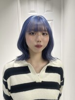 ゼスト アイヴィ(ZEST Ivy)&nbsp;【金丸 紗羽佳】アイスブルー/くびれボブ