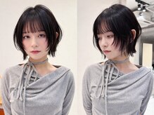 ハッチ(HACCH)の雰囲気(短い長さのレイヤーボブなど、どの長さのレイヤーでも再現可能!)