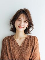 e.m.a プレミアムビューティーサロン 栄駅店(e.m.a PREMIUM BEAUTY SALON)&nbsp;レイヤーカット/イメチェン/外ハネボブ/美髪/ワイドバング/髪型