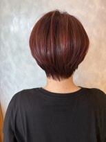 ヘアーズエナジー 彩都店(HAIRS energy)&nbsp;マッシュショート&ピンクカラー