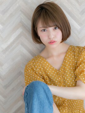 ローマ ギンザ(ROMA Ginza) 『ROMA』似合わせカット ナチュラル 小顔 グレージュ ボブ