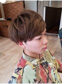 ツーブロックマッシュ カレッジスタイル