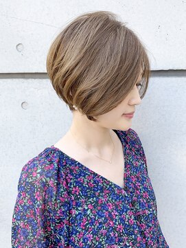 モリオ フロム ロンドン 成増店 マニッシュショート_アッシュブラウン，オフィスコンサバ