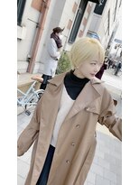 グランドライン(GRAND LINE)&nbsp;GRANDLINE 千崎聖太オシャレハイトーンショートニュアンスカラー