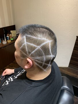 バーバーショップ オールドニュー(BAR BER SHOP OldNew) スパイダー　ラインアート