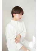 柔らかさと丸み　ショートボブ