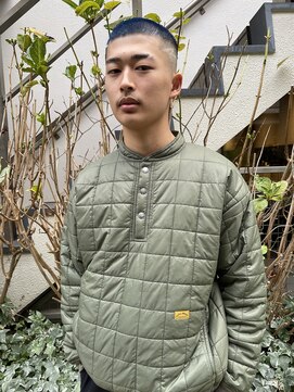 ビビト(bibito) bibito お洒落bouz blue design fade line フェード ストリート