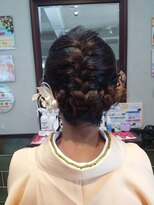 プリーズヘア(Please hair) 訪問着　着付け　ヘアセット